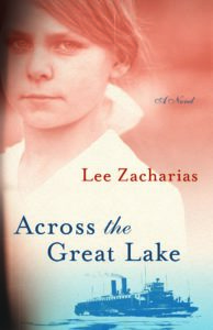 Across the Great Lakes book cover featuring image of young woman and a ship
